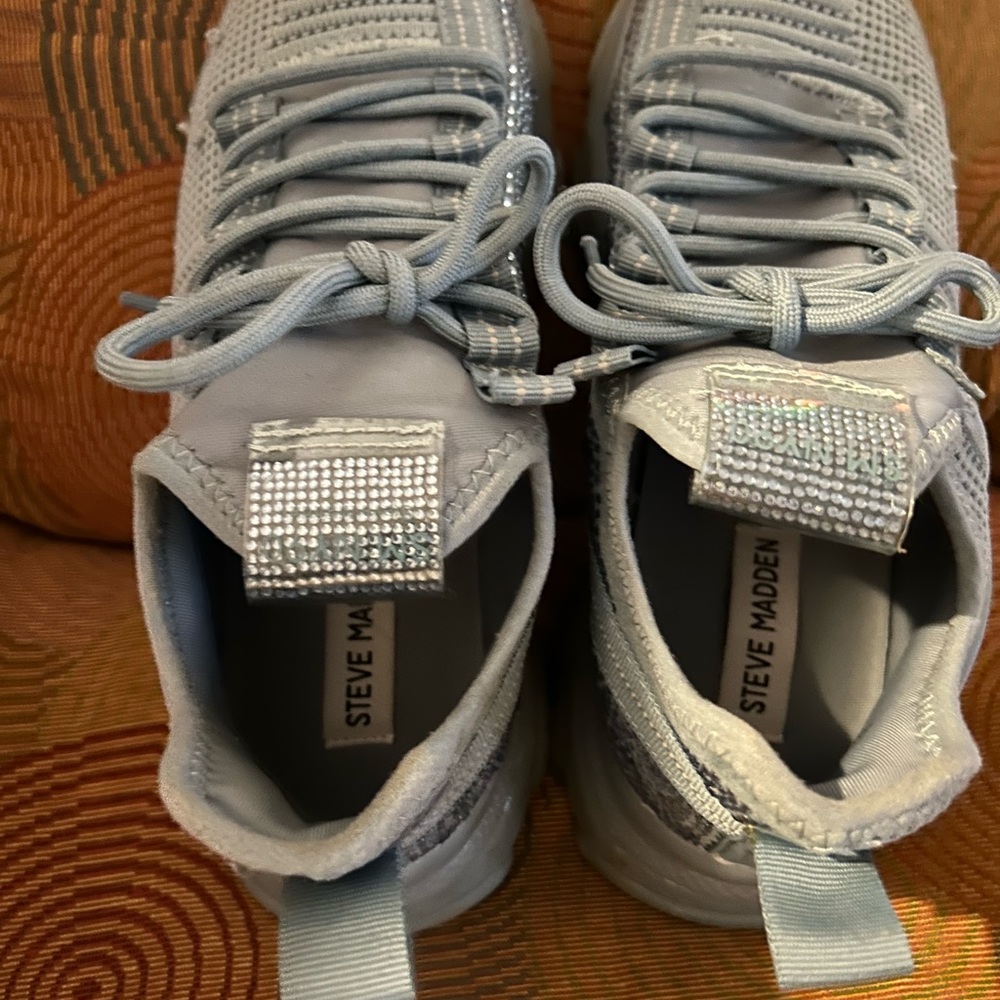 Blue with crystals 8.5 Steve Madden worn a few times